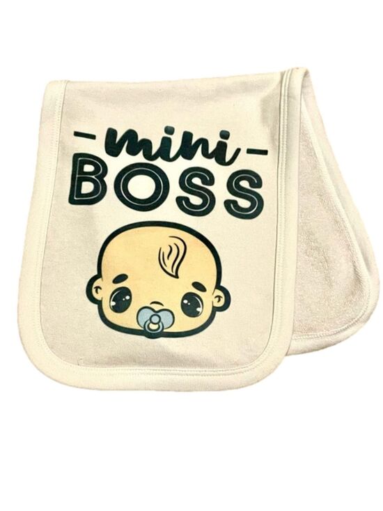 Other - Custom Mini Boss Baby Boy Burp Cloth